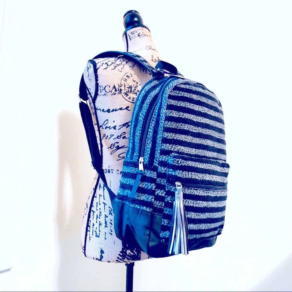 Madden Girl Striped Backpack